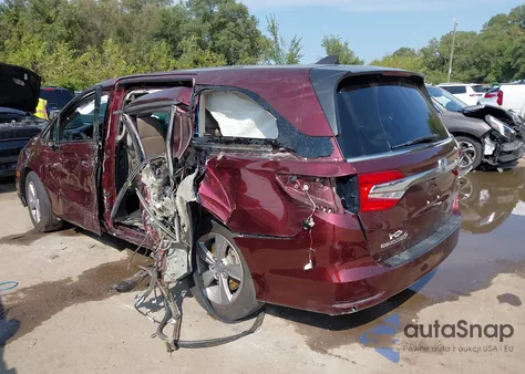 2020 Honda Odyssey Ex-L/Ex-L W/Navi Res from USA, damaged, VIN 5FNRL6H70LB025697